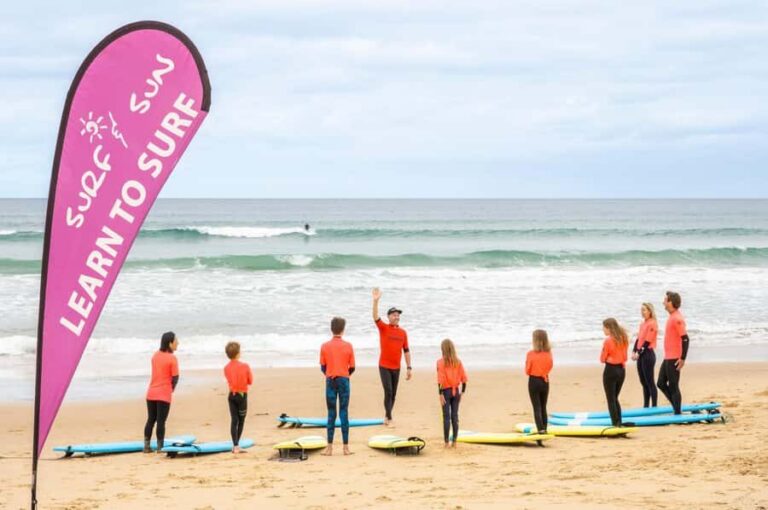 Adelaide: Surfing Lesson at Middleton Beach with Equipment - The gear part: fitted wetsuit, rash shirt, and soft board that lowers the risk