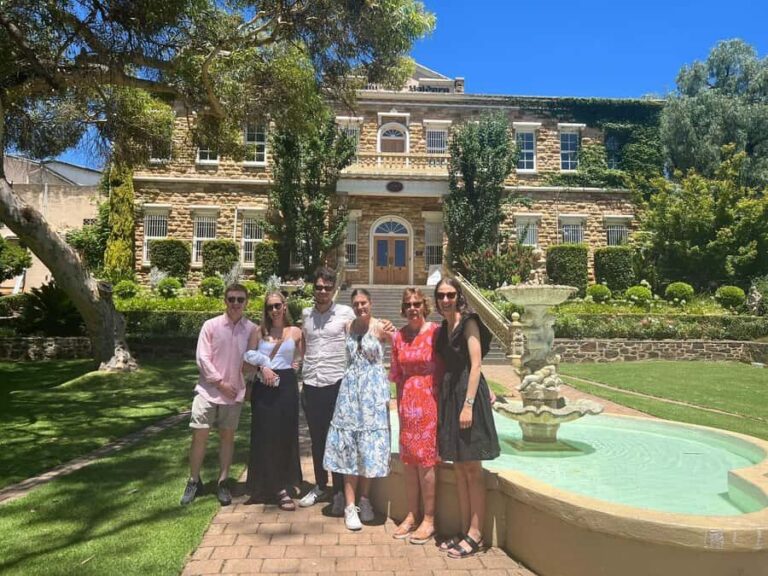 From Adelaide: Barossa to Hahndorf Wine Tasting and Lunch - Pickup and the rhythm of the 8-hour day